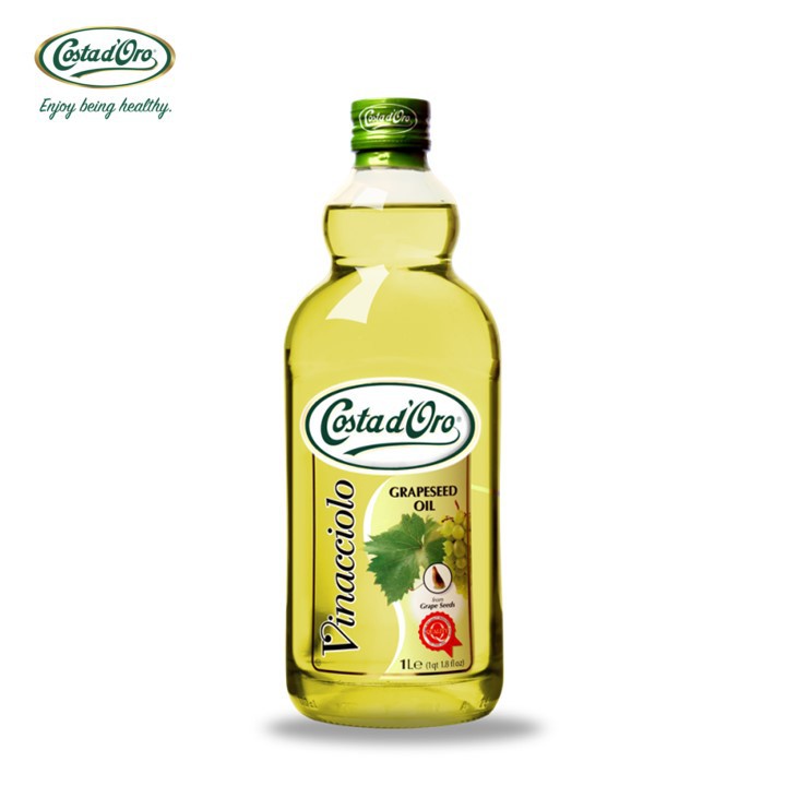 Dầu Hạt Nho Costad'Oro Vinacciolo Chai 1L - Costa D'Oro Vinacciolo Grapeseed Oil 1L