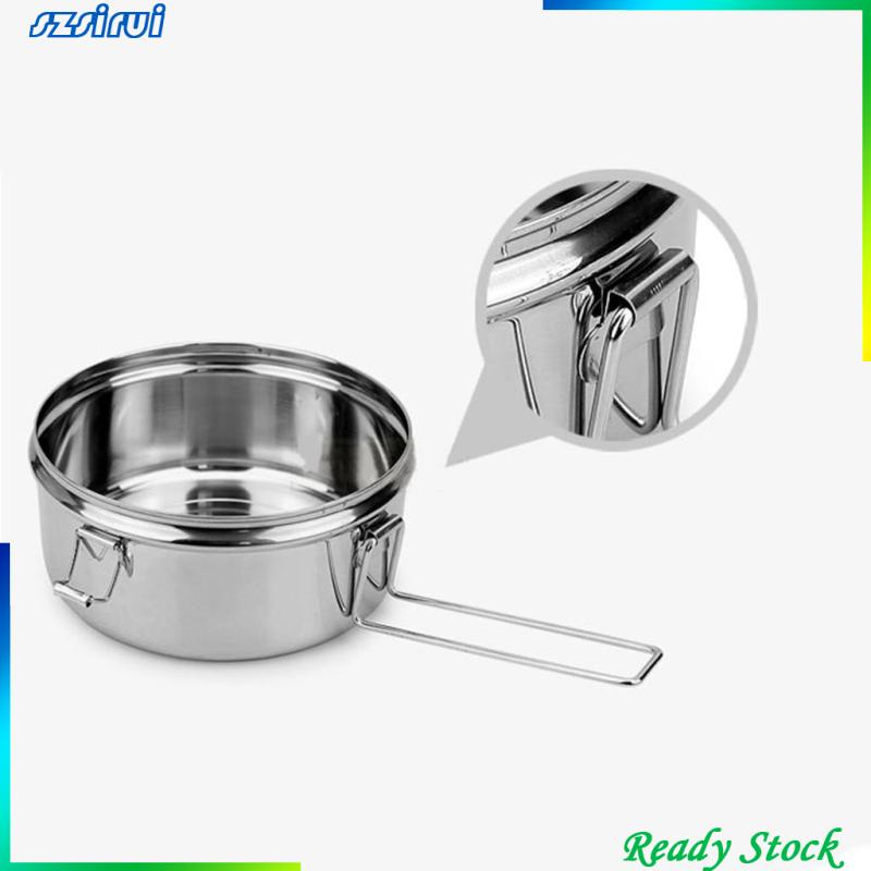 Hộp Đựng Cơm Trưa Bằng Thép Không Gỉ Dành Cho Học Sinh
