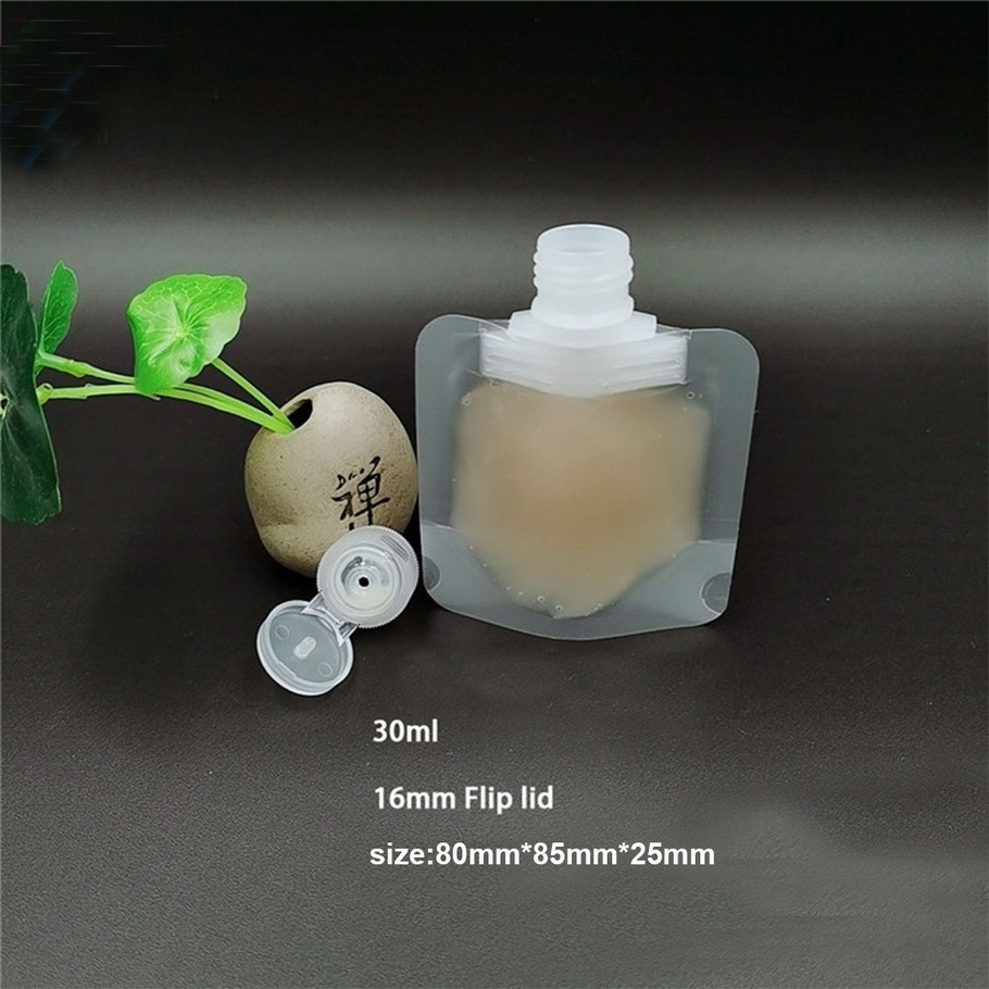 1 Túi Nhựa Đựng Dầu Gội / Nước Rửa Tay Dạng Đứng 30 / 50 / 100ml