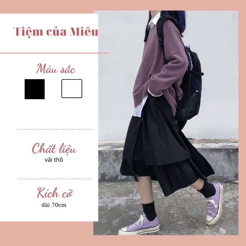 Chân váy tầng dài Tiệm của Miêu | BigBuy360 - bigbuy360.vn