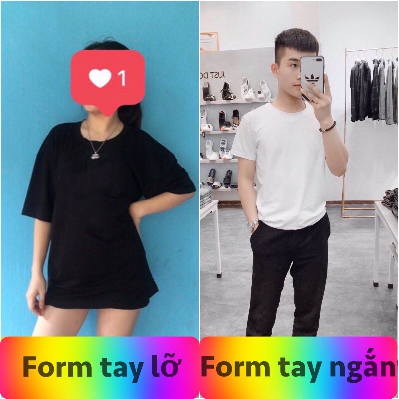 [Kèm ảnh thật] Áo thun tay lỡ và tay ngắn UNISEX AB129