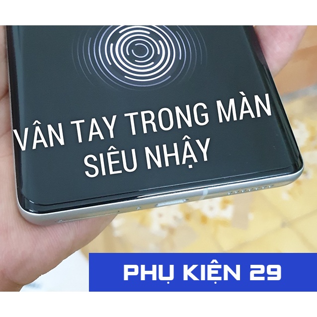 Dán kính cường lực VUỐT SIÊU MƯỢT FULL màn FULL keo UV Glass Pro+ 9H