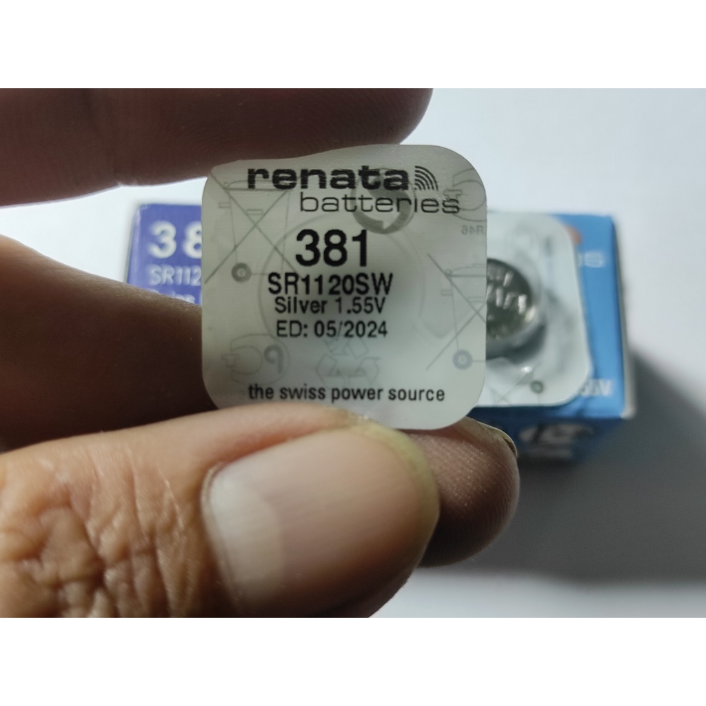 1 Viên Pin Đồng Hồ Renata Thụy Sĩ SR1120SW / 381 Loại Tốt