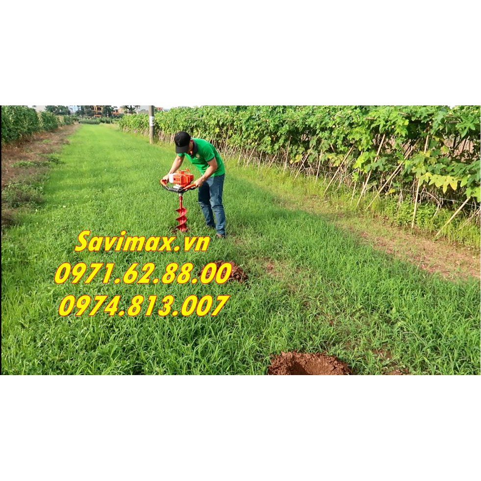 Máy khoan đào lỗ trồng cây thương hiệu Nhật Bản tặng kèm mũi khoan