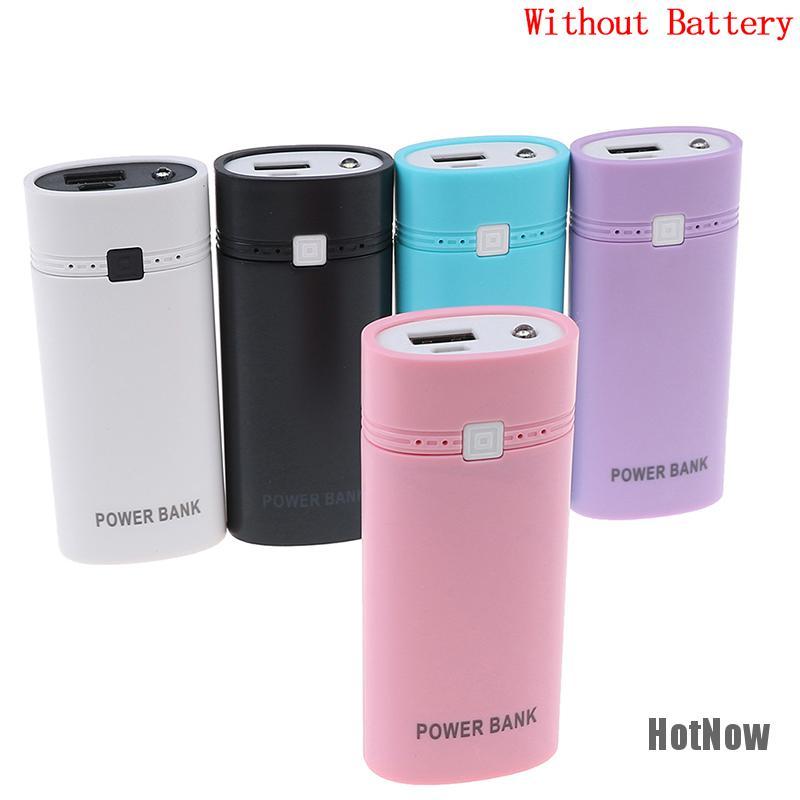 Sạc Dự Phòng 2 Pin 18650 Usb Có Đèn Flash Ban Đêm