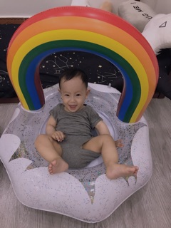 Phao bơi cầu vồng cho bé