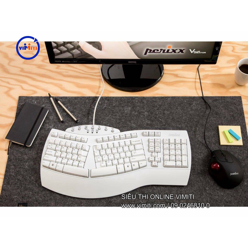 Bàn phím công thái học thiết kế hiện đại  perixx periboard 512 nên mua ngay