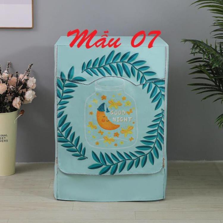 Vỏ bọc trùm máy giặt cửa trước, lồng ngang siêu bền chống mưa nắng 6kg, 7kg, 8kg, 9kg, 10kg