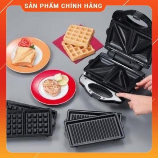 Máy nướng bánh mỳ sandwich Tiross 3 trong 1 TS513, HÀNG CHÍNH HÃNG - BH 12 tháng 24/7