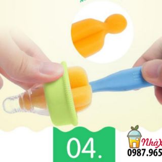 Bộ dụng cụ cọ rửa, vệ sinh bình sữa 5 món