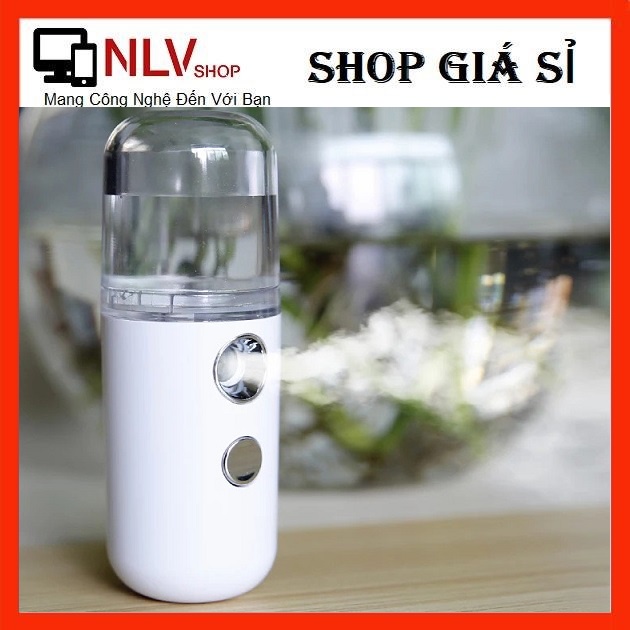 Máy xông hơi mặt mini máy phun sương xịt khoáng Nano hơi lạnh( tạo ẩm_xịt_khuẩn_xông_mặt) tạo cảm giác thoải mái