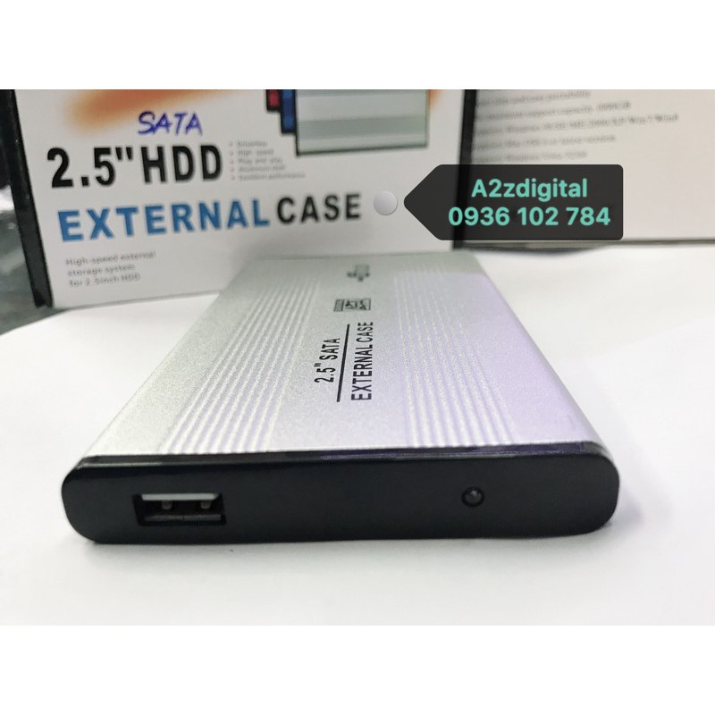 HỘP ĐỰNG Ổ CỨNG HDD 2.5INCH SATA VỎ NHÔM