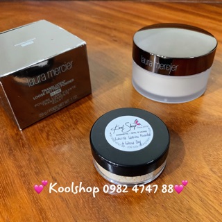 🎊 Phấn phủ bột nhũ nhẹ, glow Laura Mercier Loose Setting Powder không màu, glow da🎊