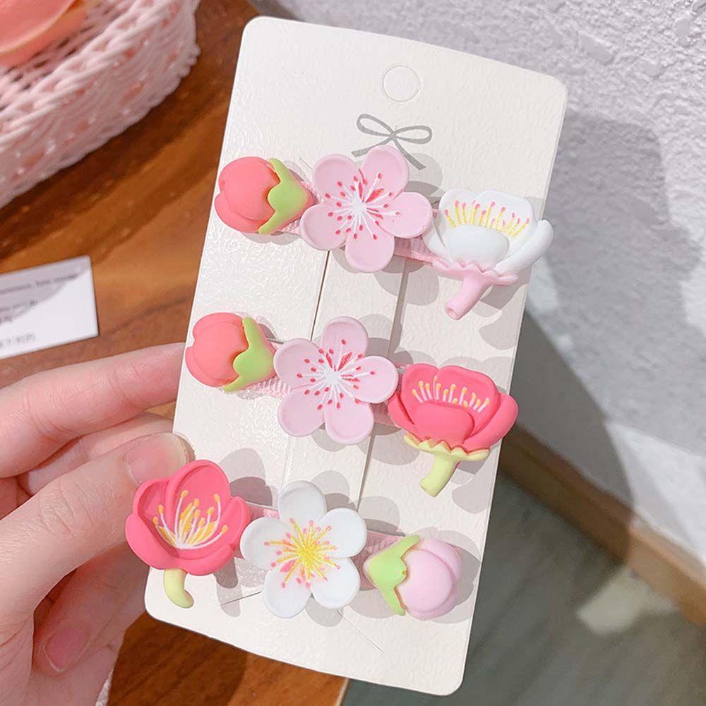 Kẹp Tóc Hình Hoa Lấp Lánh Thời Trang Hàn Quốc Cho Nữ