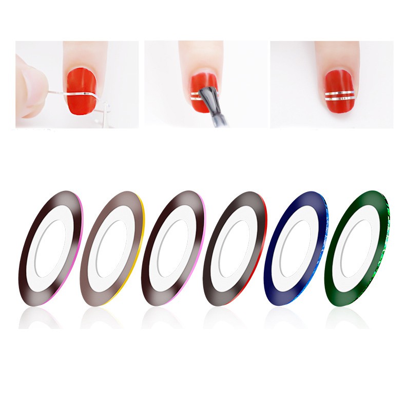 KIM NGÂN DÁN MÓNG - 1 CUỘN SỢI DÁN MÓNG TRANG TRÍ 1MM