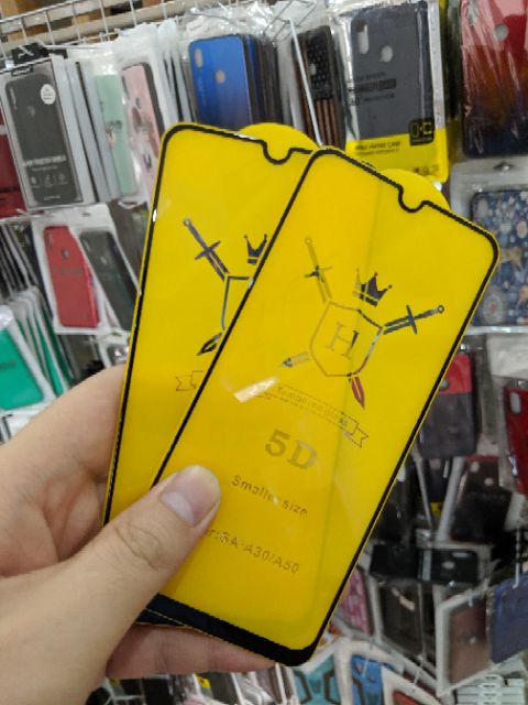 Cường lực Samsung Galaxy A50 / A50s / A20 / A30 / M30 full màn 5D thế hệ mới trơn mượt viền mỏng