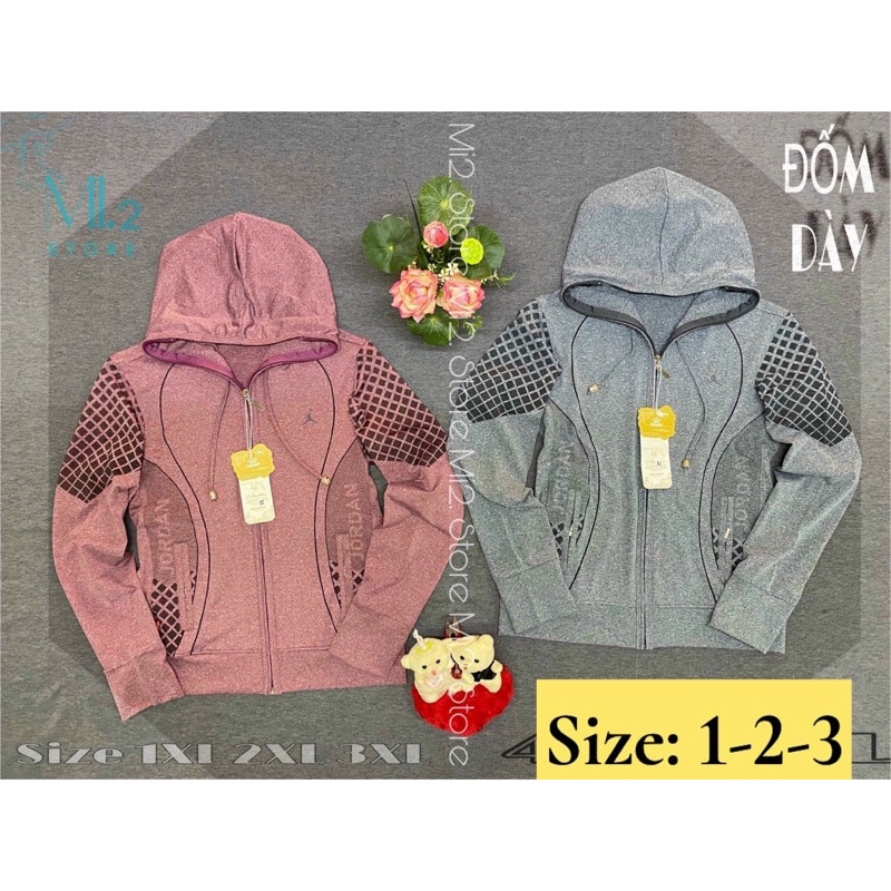 ÁO KHOÁC THUN ĐỐM ĐẸP CHẤT CO GIÃN