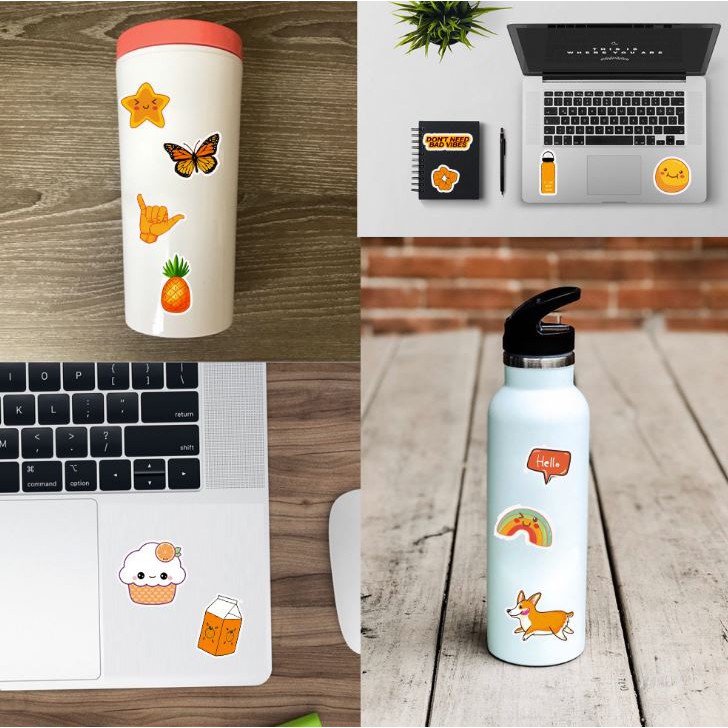Sticker dán cao cấp CHỦ ĐỀ CAM Cực COOL ms#31