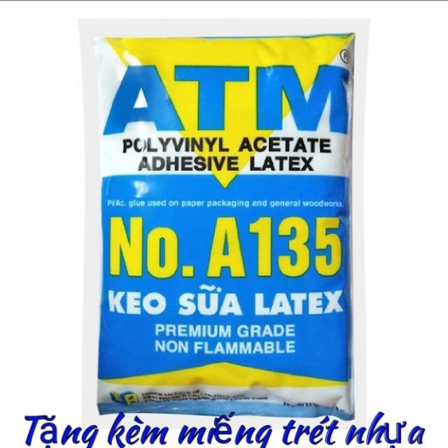 1kg KEO SỮA ATM LATEX TẶNG KÈM MIẾNG TRÉT NHỰA