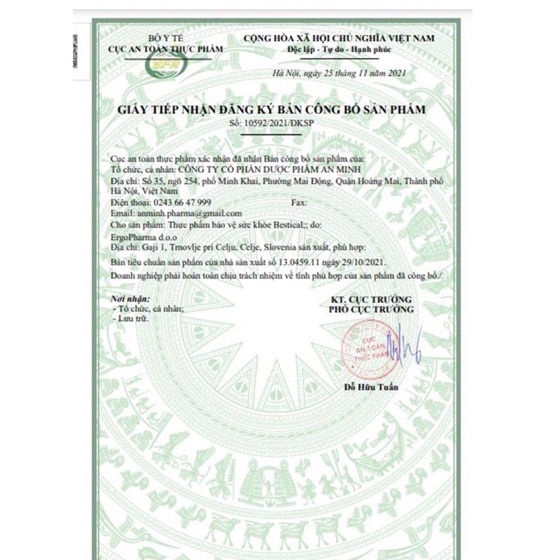 Canxi sinh học tốt nhất cho bé BESTICAL