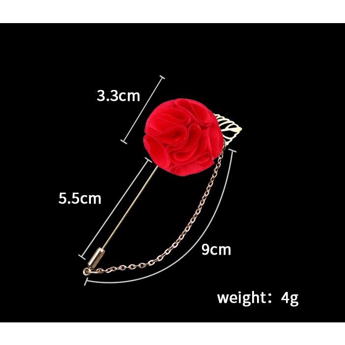 EFAN Trâm Cài Áo Hình Bông Hoa Sang Trọng Cho Nam