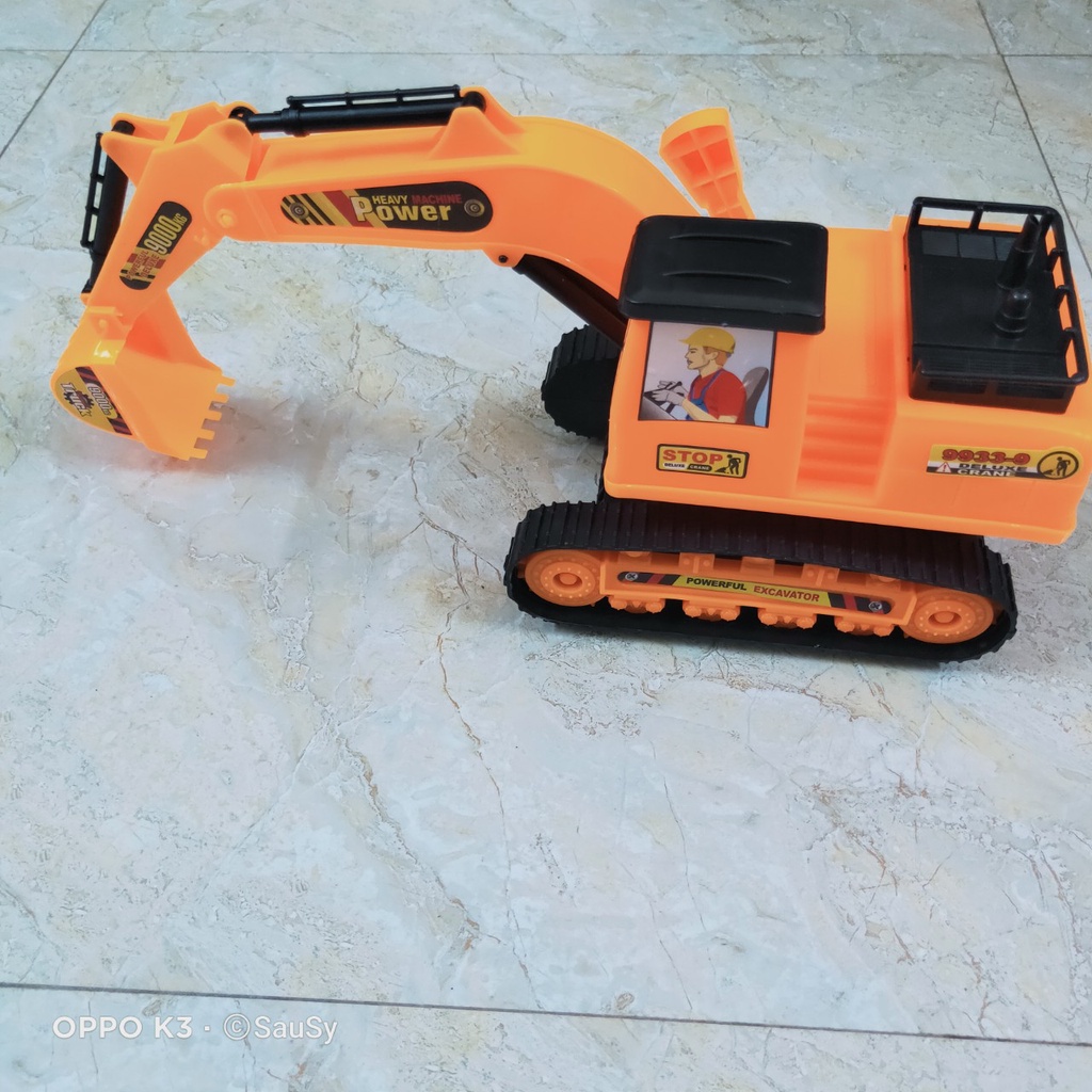 Đồ chơi Xe Máy xúc to POWER hình người lái
