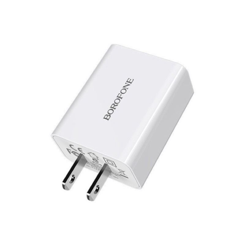 Củ sạc điện thoại Borofone BA21 QC3.0 3A 18W dành cho Iphone, samsung, huawei,công suất ổn định bảo hành 12 tháng