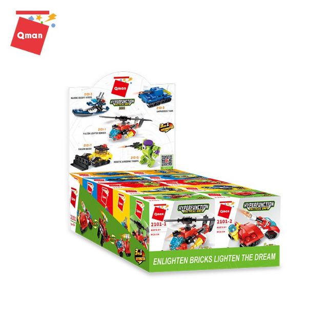 Đồ chơi lắp ráp 10 mô hình QMAN xếp hình thông minh