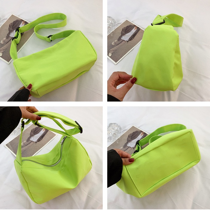 Túi Đeo Chéo Nylon Sức Chứa Lớn Thời Trang Nhật Hàn Cho Nữ