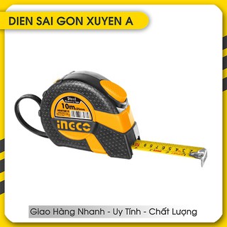 Thước cuộn thép nền vàng Ingco HSMT0810