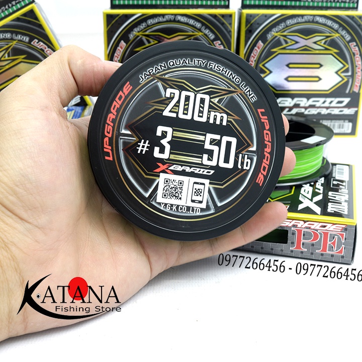 Dây PE YGK X-Braid Upgrade - cuộn 200m - 150m