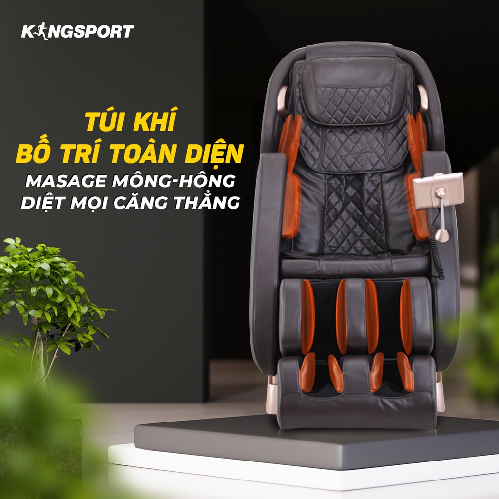 Ghế massage KINGSPORT G41 New, mẫu hot 2021, tự động mát xa đa năng, massage 3D chân thực