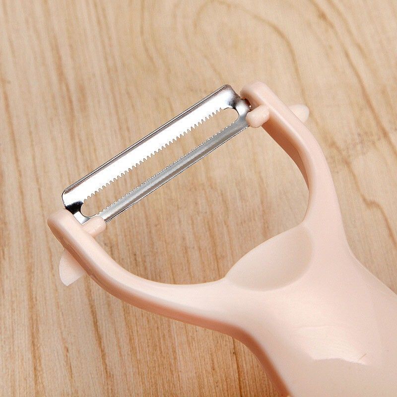 Nạo Củ Quả 2 Đầu Bằng Nhựa Lúa Mạch Tiện Dụng