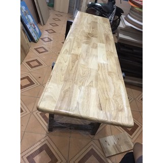 Mặt bàn Gỗ cao su 60*120cm màn co