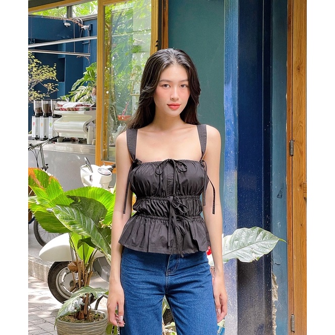 Zani Top đen By Taakee