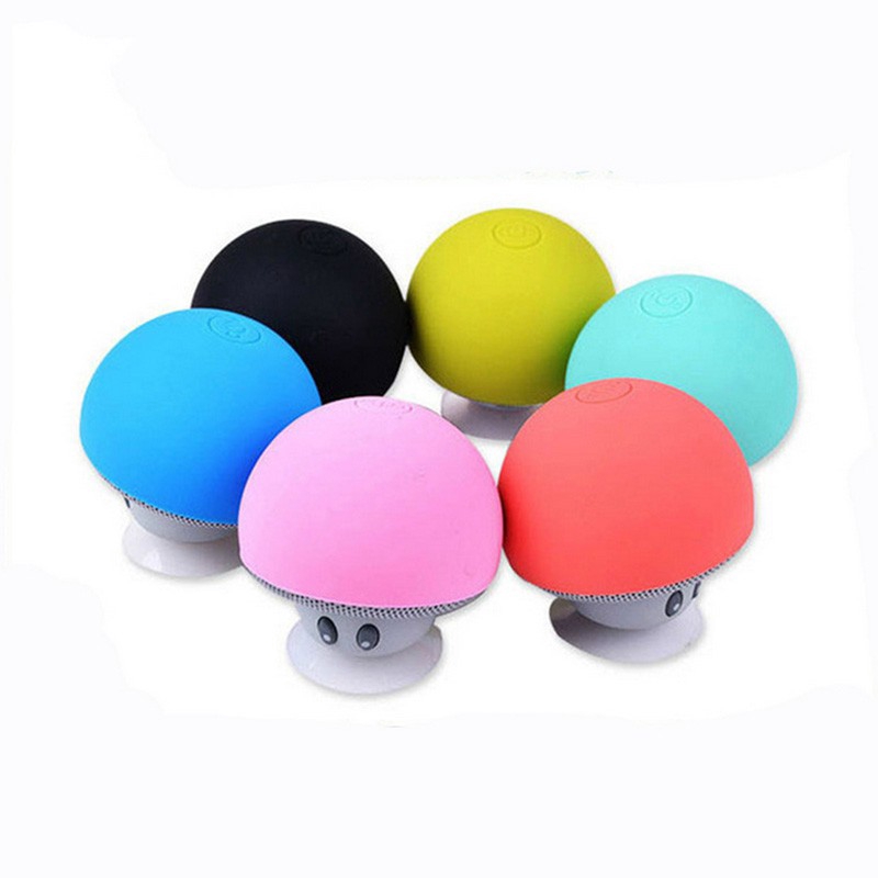 Speaker Mp3 Player Bluetooth Musical Phone Holder Mini Mushroom Stand for Universal smart phone