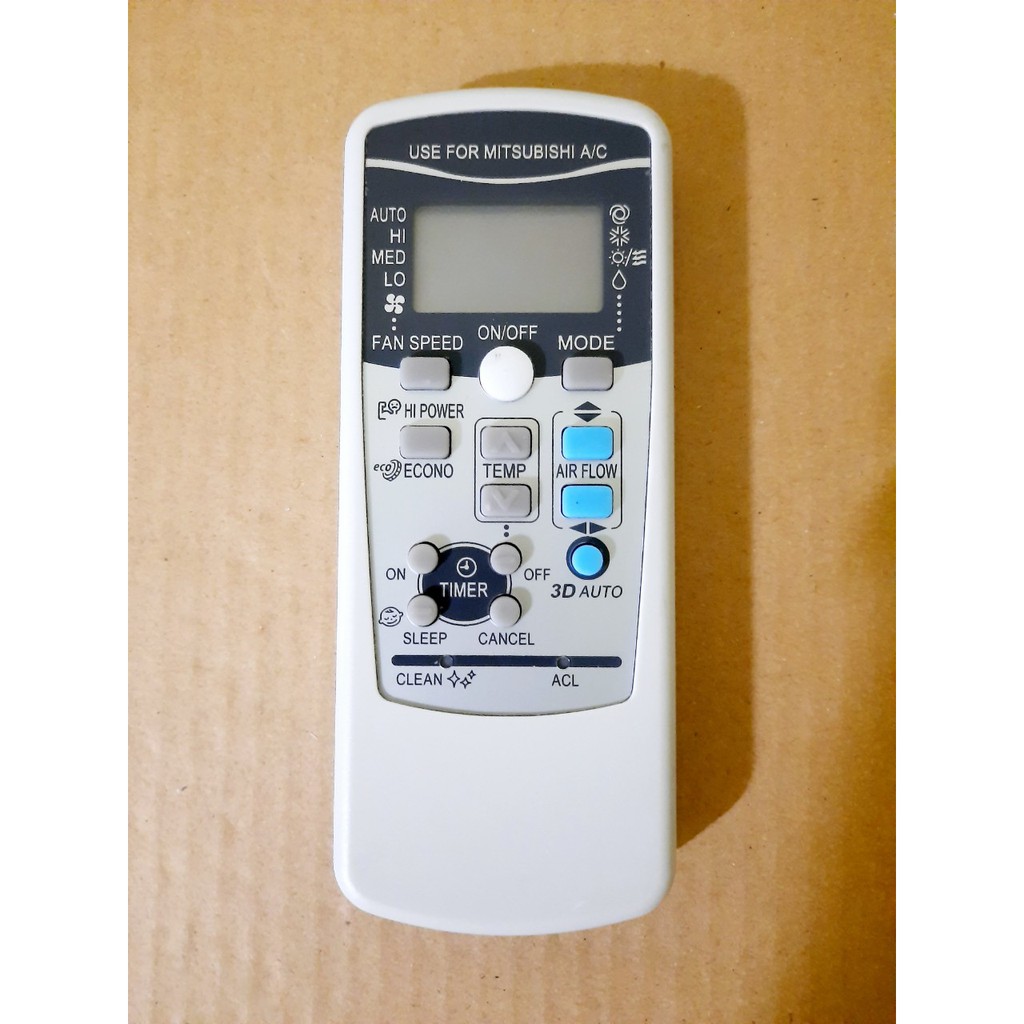 Điều khiển điều hòa Mitsubishi 1&amp;2 chiều Inverter các dòng  MSY- MSZ- MS- Hàng tốt 100% Tặng kèm Pin