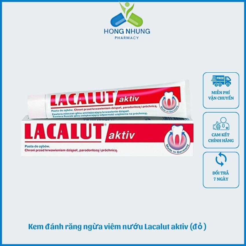 KEM ĐÁNH RĂNG LACALUT WHITE LÀM TRẮNG RĂNG, HƠI THỞ THƠM MÁT NHẬP KHẨU ĐỨC TUÝP 75ml