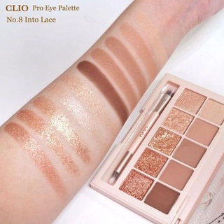 Bảng phấn mắt 10 màu clio pro eye palette 08 into lace