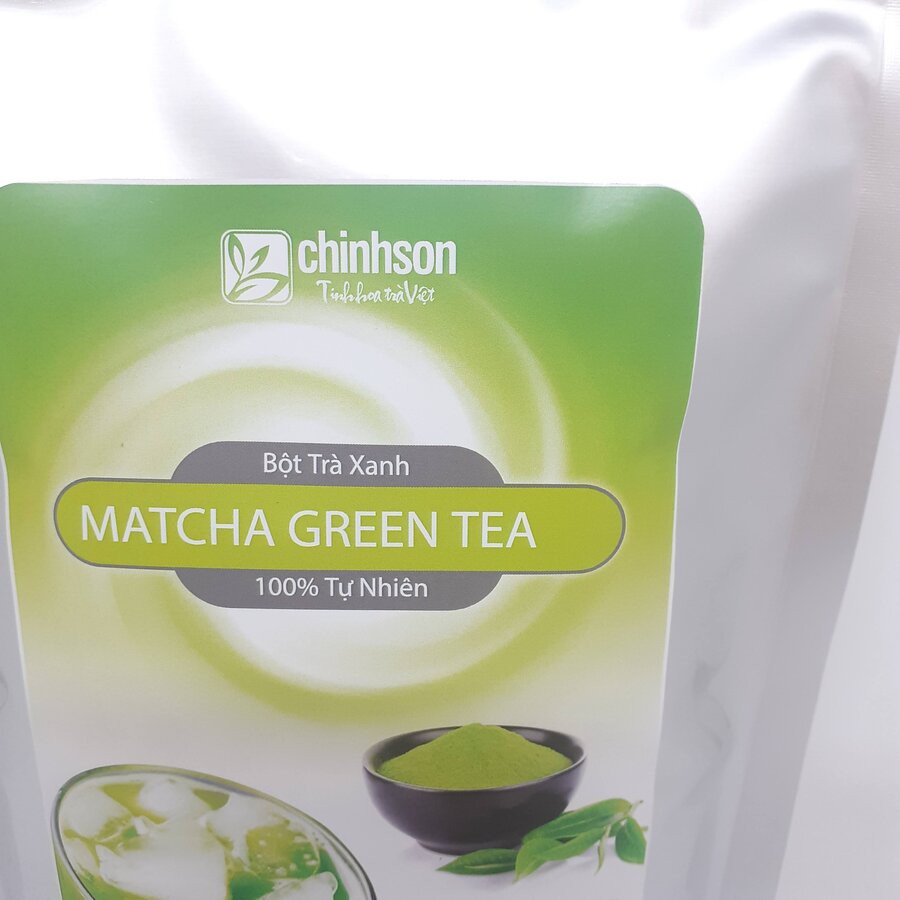 Bột trà xanh Matcha Green Tea Pha Chế Đồ Uống Tại Nhà 750g/500g - Chính Sơn