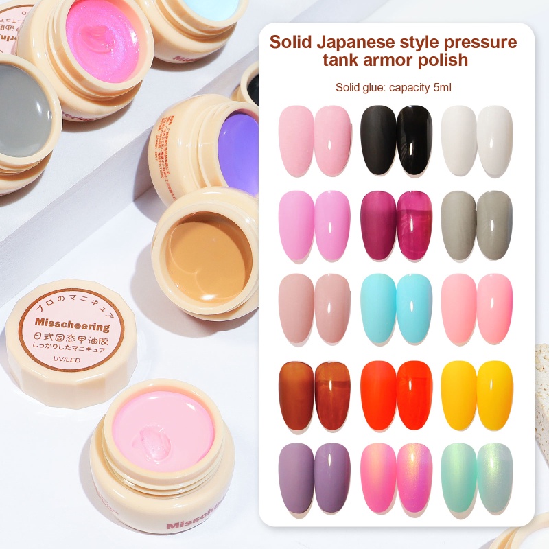 Misscheering Sơn Gel 5G Chuyên Nghiệp Sơn Móng Tay Màu Gel Đánh Bóng Cho Móng Tay Nghệ Thuật UV Gel Sơn Mài Gel Varnish 22 màu sắc giao hàng Nhanh