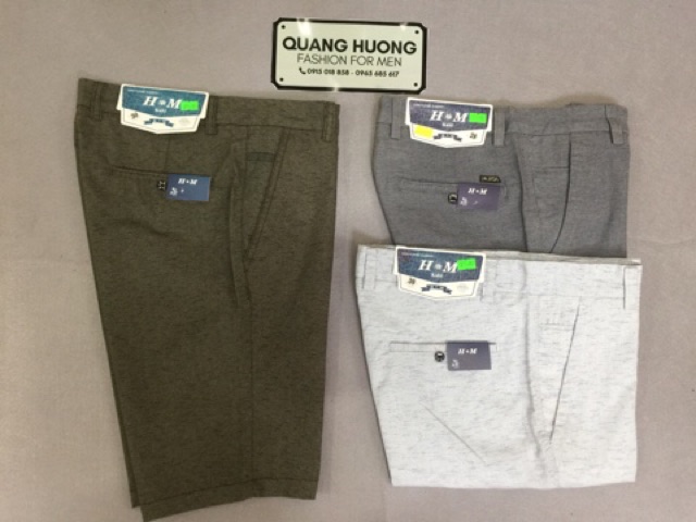 Quần ngố nam, quần thô kaki - đũi chất đẹp (ib mẫu và size cho shop)