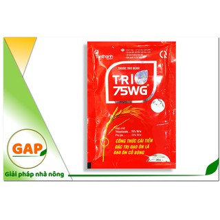 TRI 75WG - Gói 30g - Phòng và trị hữu hiệu đối với bệnh đạo ôn hại lúa