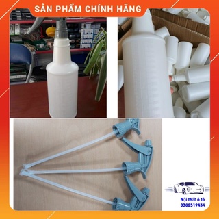 Bình Xịt Đựng Dung Dịch Rửa Xe, Đầu Xịt Phun Sương Hóa Chất Rửa Xe Ô