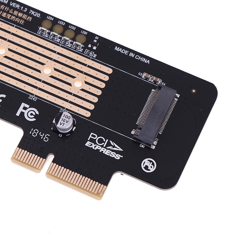 Thẻ Chuyển Đổi M-Key M.2 NVME / NGFF SSD Sang PCI-E PCI Express X4 X8 X16