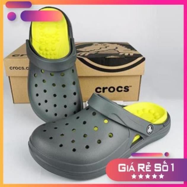 Sale [Sale 3/3] Dép Sục Crocs Clog Reviva Đẹp, Êm, Bền Nhẹ Cho Nam Và Nữ Nhiều Màu Sale 11 -op1 "