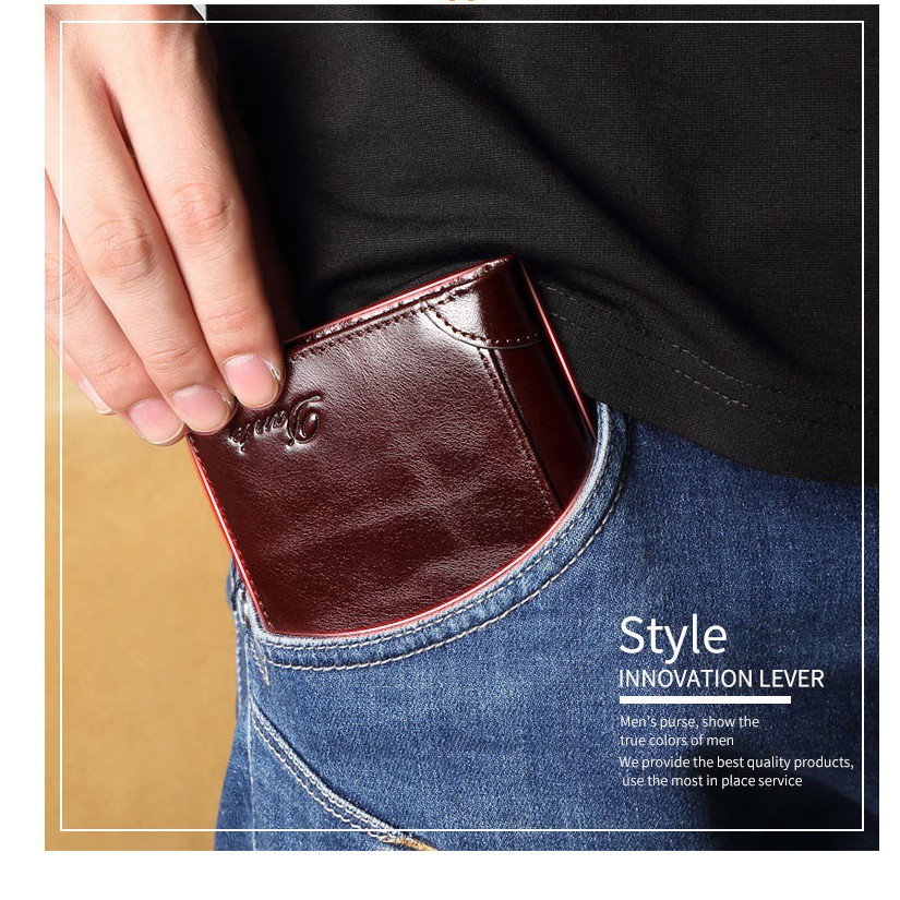 Ví da nam Dante da bò cao cấp