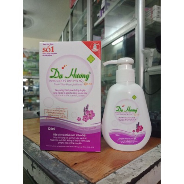 Dung dịch vệ sinh phụ nữ Dạ Hương vòi 120ml