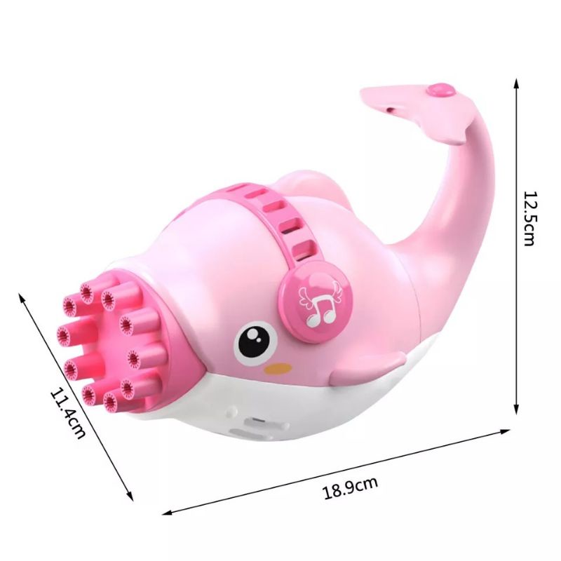 Cá heo thổi bong bóng xà phòng 10 nòng cho bé cực xịn sò