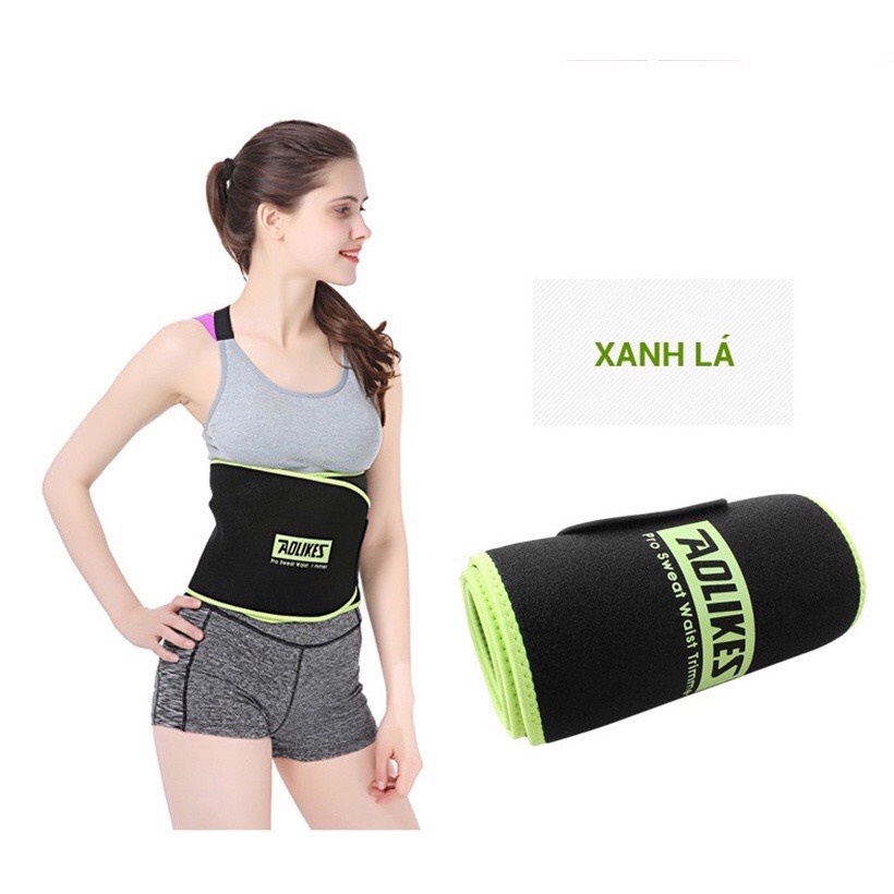 Đai quấn nóng giảm mỡ bụng, tập YOGA, GYM chính hãng Aolikes- ORI STORE